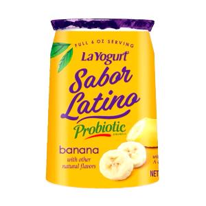 1 container (6 oz) Sabor Latino Lowfat Blended Banana Yogurt