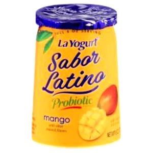 1 container (6 oz) Sabor Latino Lowfat Blended Mango & Guava Yogurt (Variety Pack)
