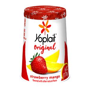 1 container (6 oz) Strawberry Mango Yogurt
