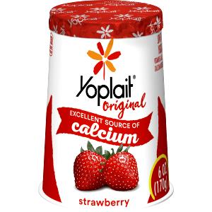 1 container (6 oz) Strawberry Yogurt