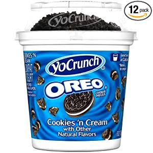 1 container (6 oz) Vanilla Yogurt with Oreo Cookie Pieces