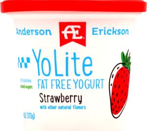 1 container (6 oz) YoLite Fat Free Strawberry Yogurt