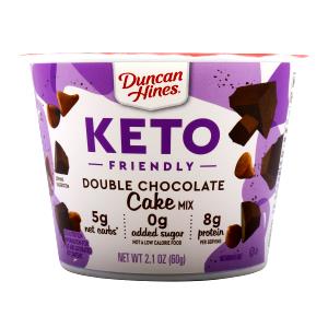 1 container (60 g) Keto Friendly Double Chocolate Cake Mix