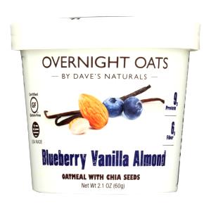 1 container (60 g) Overnight Oats - Blueberry Vanilla Almond