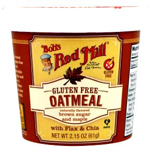 1 container (61 g) Gluten Free Oatmeal Brown Sugar & Maple