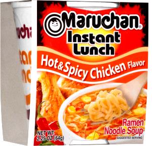 1 container (64 g) Instant Lunch - Hot & Spicy Shrimp