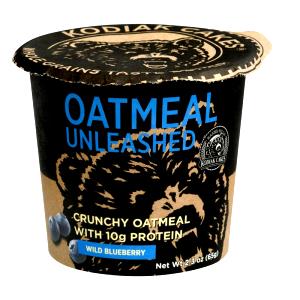 1 container (65 g) Oatmeal Unleashed - Wild Blueberry