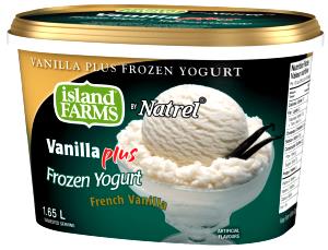 1 container (72 g) French Vanilla Frozen Yogurt