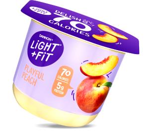 1 container (8 oz) Lite Nonfat Peach Yogurt