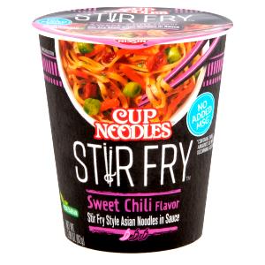 1 container (82 g) Cup Noodles Stir Fry Sweet Chili Flavor