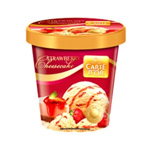 1 container (92 g) Strawberry Cheesecake Ice Cream (Container)