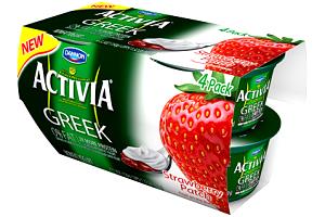 1 Container Activia, Greek Yogurt, Strawberry Patch