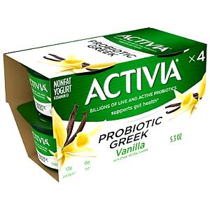 1 Container Activia, Greek Yogurt, Vanilla