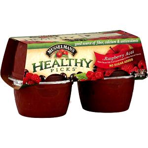 1 Container Applesauce, Raspberry Acai