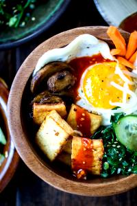 1 container Bibimbop with Tofu