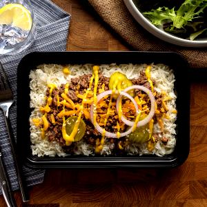 1 container Cheeseburger Bowl