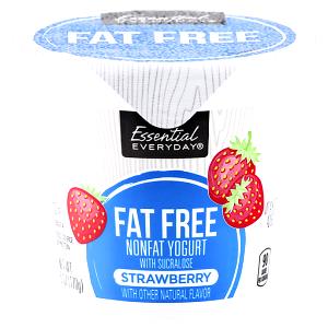1 container Fat Free Strawberry Yogurt