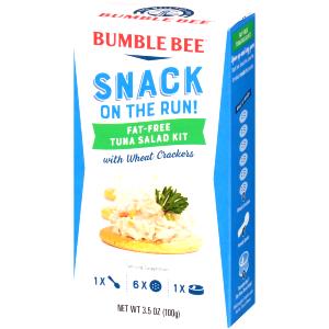 1 Container Fat Free Tuna Salad With Crackers