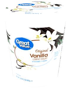 1 container Fat Free Vanilla Yogurt