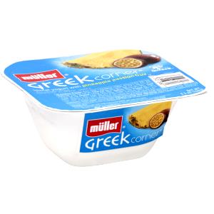 1 container Greek Corner Lowfat Yogurt with Pineapple Passion Fruit