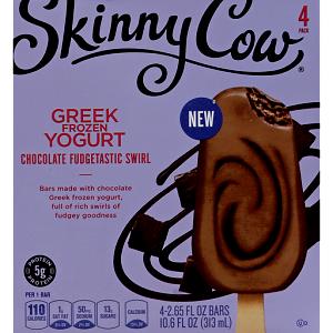 1 Container Greek Frozen Yogurt, Dark Fudge Swirl