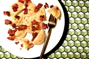 1 container Herb-Glazed Cheese Pierogis (2000)