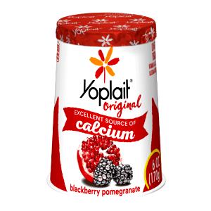 1 container Light Fat Free Yogurt - Blackberry Pomegranate