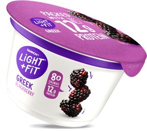 1 container Light Fat Free Yogurt - Blackberry