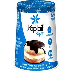 1 container Light Fat Free Yogurt - Boston Cream Pie