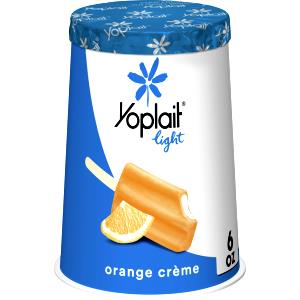 1 container Light Fat Free Yogurt - Orange Creme