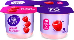1 Container Light & Fit Nonfat, 60 Calorie, Raspberry Yogurt