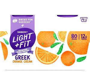 1 Container Light & Fit Nonfat, Orange Bliss Yogurt