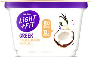 1 Container Light & Fit Nonfat, Pineapple Coconut Yogurt