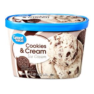 1 container Low Fat Ice Cream Cups - Cookies 