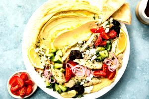 1 container Mediterranean Chicken with Chickpea Hummus