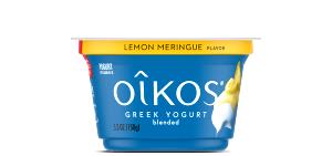 1 Container Oikos, Greek Yogurt, Single Serve, Traditional Key Lime