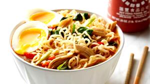 1 Container Ramen Noodle Soup, Chicken, Mix