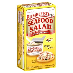 1 Container Seafood Salad With Crackers