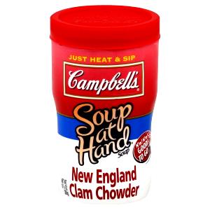 1 container Soup at Hand New England Clam Chowder
