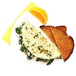 1 container Spinach and Feta Stuffed Egg White Omelet (2000)