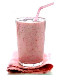 1 Container Strawberry Soy Smoothie