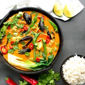 1 container Thai Red Curry Fish