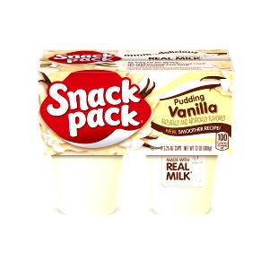 1 Container Vanilla Pudding Cup, Lowfat