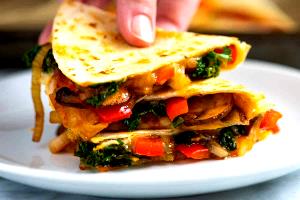 1 container Vegetable Quesadilla & Black Bean Soup (1200)
