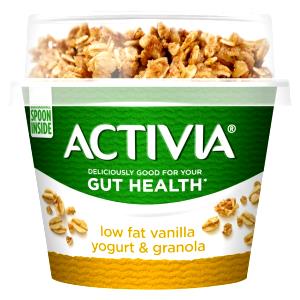 1 Container Yogurt, Activia Breakfast Blend, Vanilla