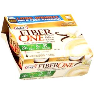 1 Container Yogurt, Fiber One, Vanilla