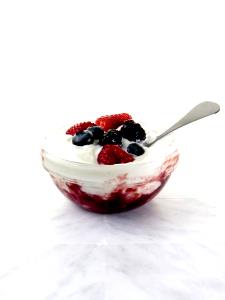 1 Container Yogurt, Fruit On The Bottom, Vanilla