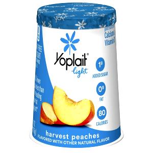 1 Container Yogurt, Light, Harvest Peach