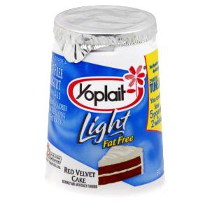 1 Container Yogurt, Light, Red Velvet Cake