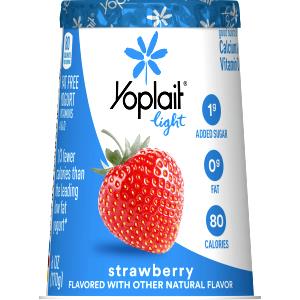 1 Container Yogurt, Light, Strawberry